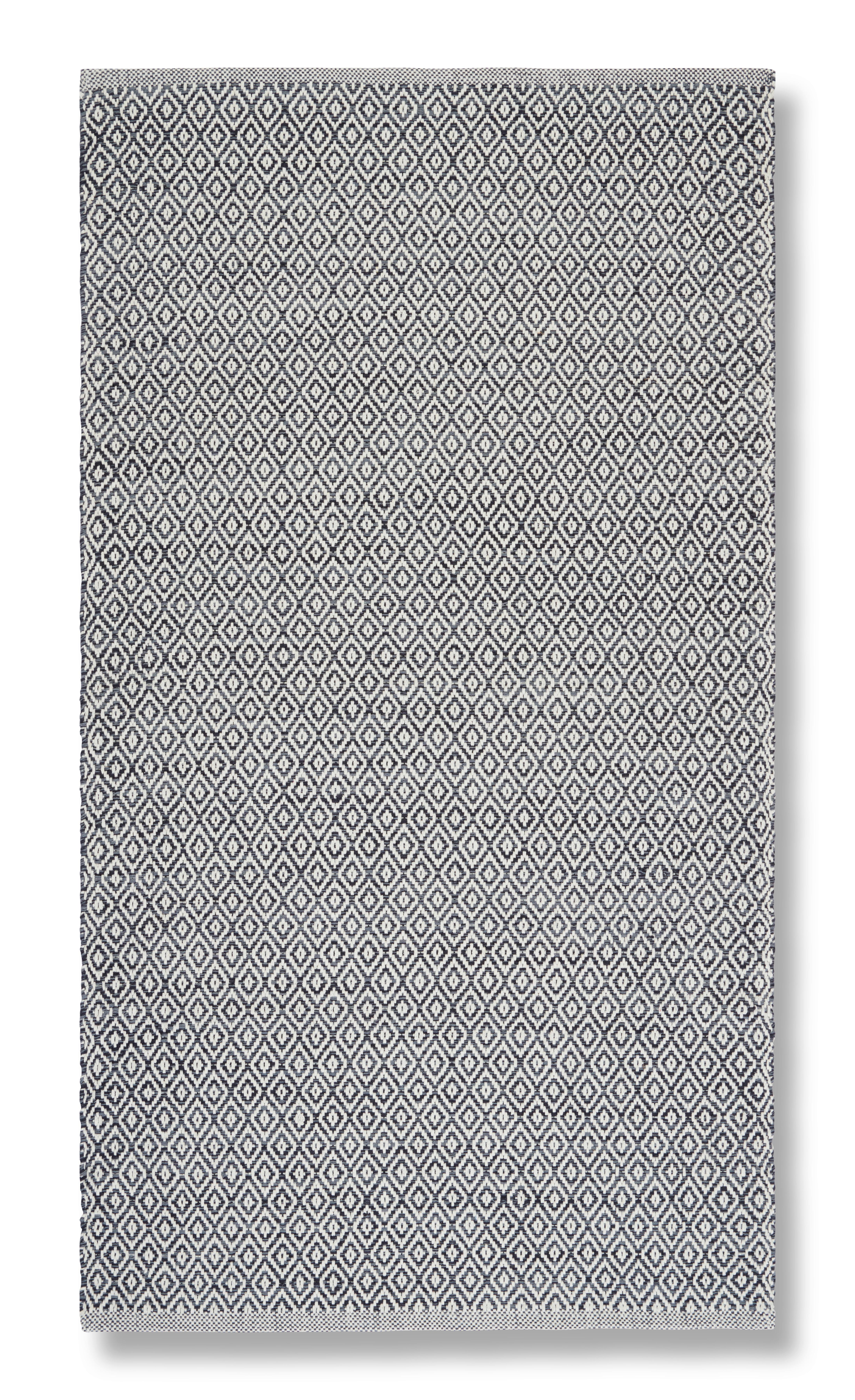 Covor țesut de mână CAROLA 1 - gri, Basics, textil (80/150cm) - Modern Living