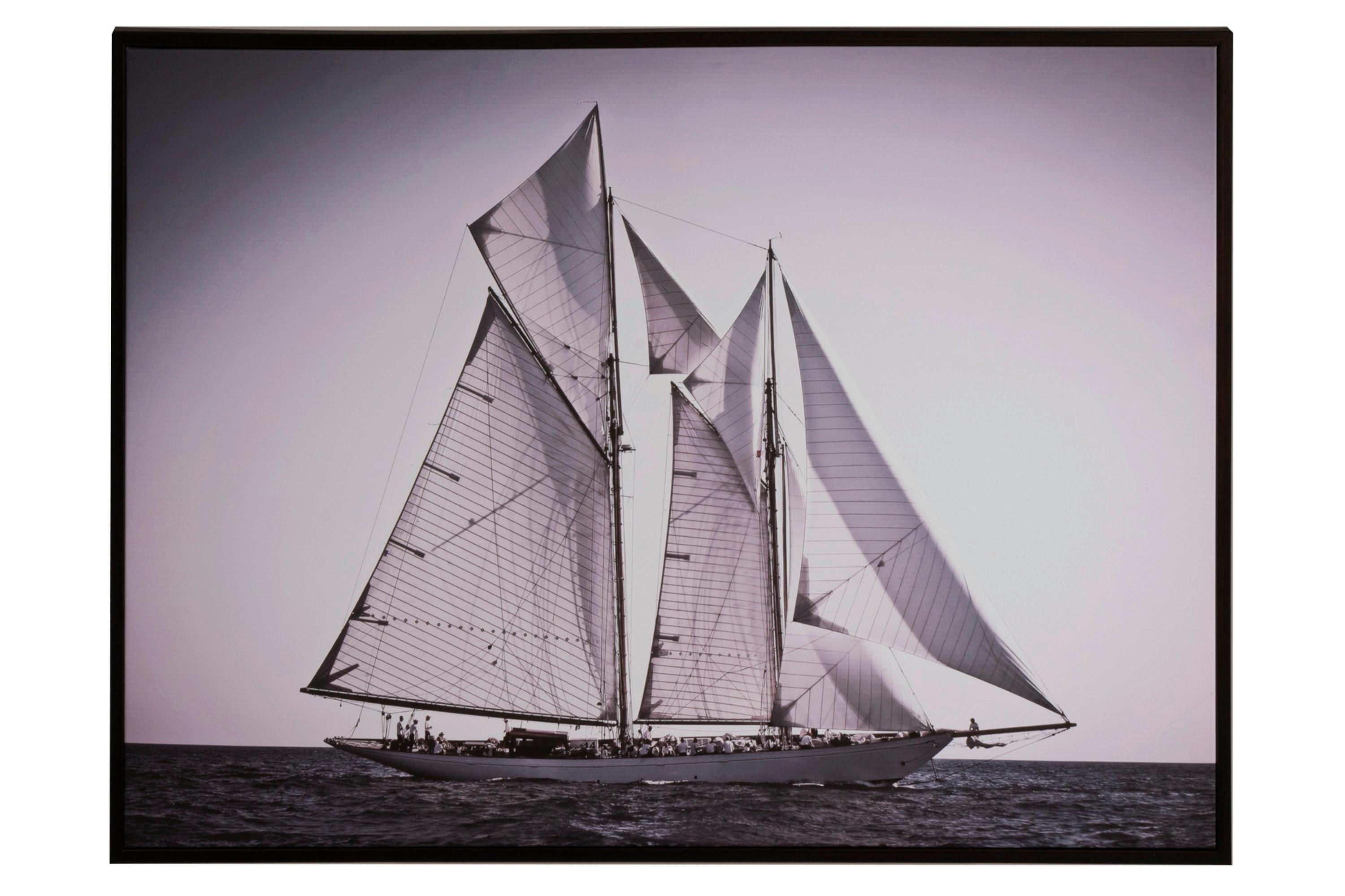 OBRAZ 92412 - czarny/biały, Trend, materiał drewnopochodny/drewno (77/57cm)