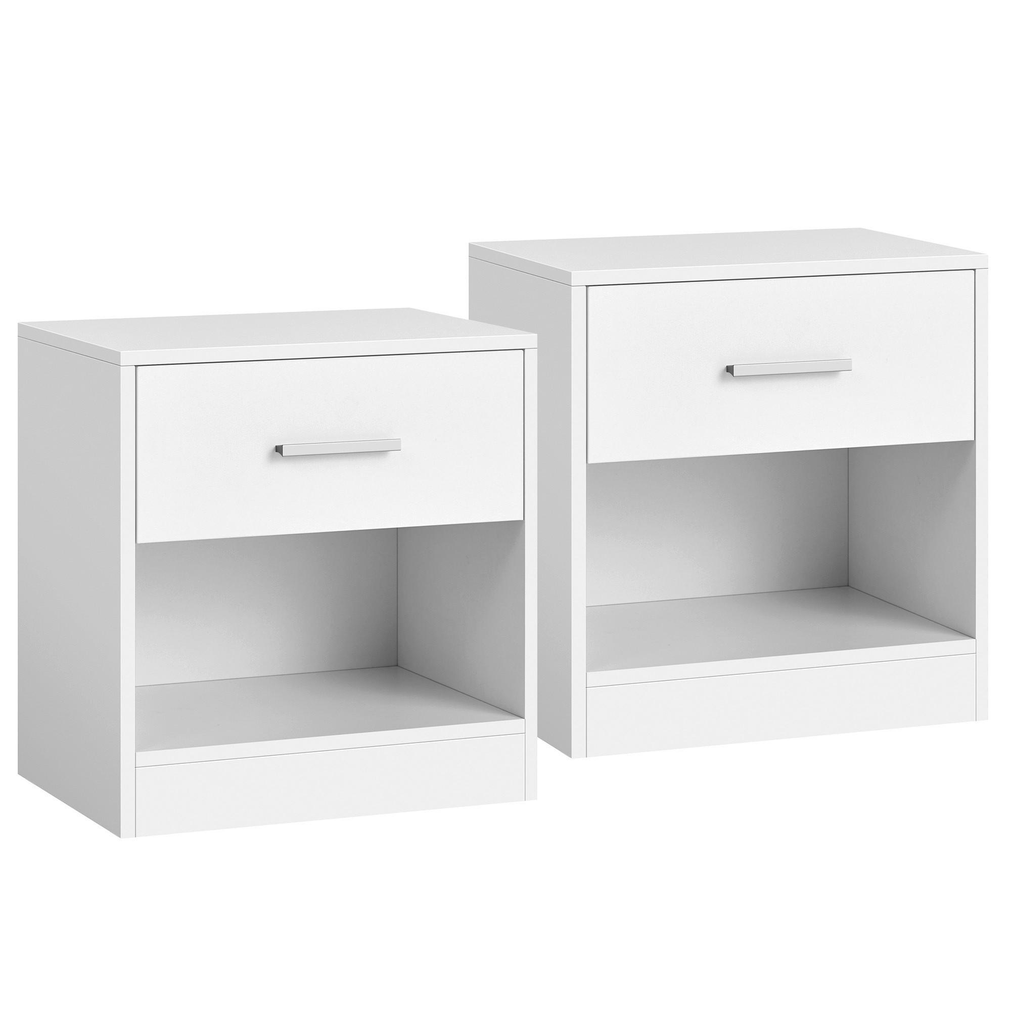 NACHTTISCH NIGHTSTAND - Weiß, MODERN, Holzwerkstoff (39/41/28cm) - MID.YOU