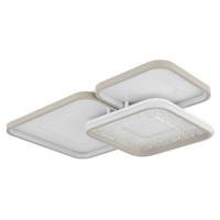 Led-deckenleuchte 48097-62 Mosaiko - Sandfarben/Klar, Design, Kunststoff/Metall (65/45,5/10cm) - Globo