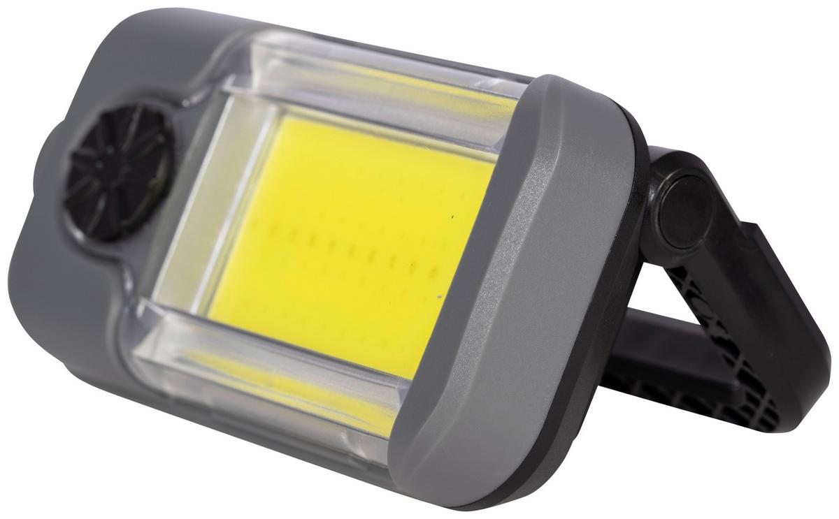 Led-munkalámpa Hansi - fekete/szürke, műanyag (11cm) - Modern Living