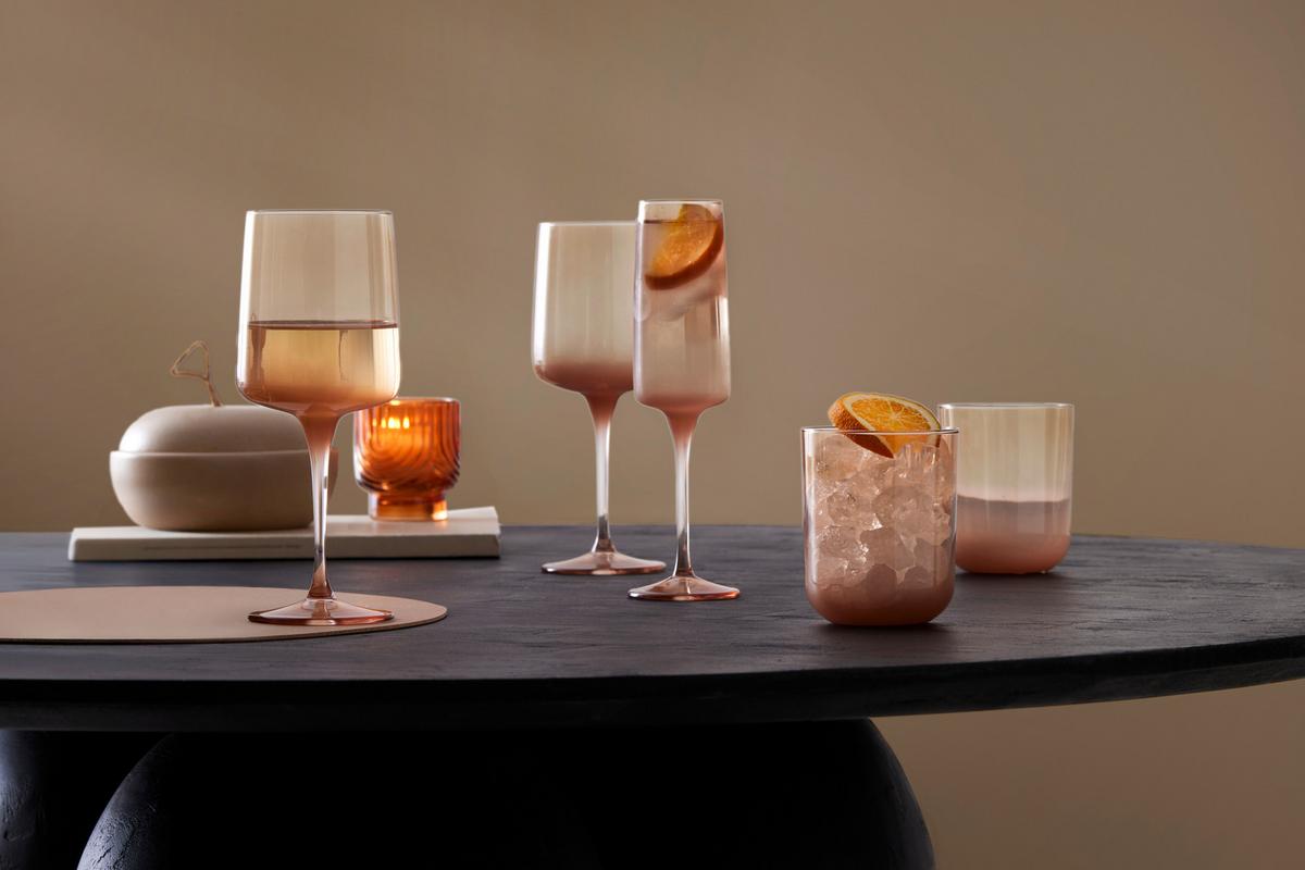 Weinglas Mocha Mokkafarben ca. 425ml - Mokka, Modern, Glas (7,5/20,8cm) - Mömax