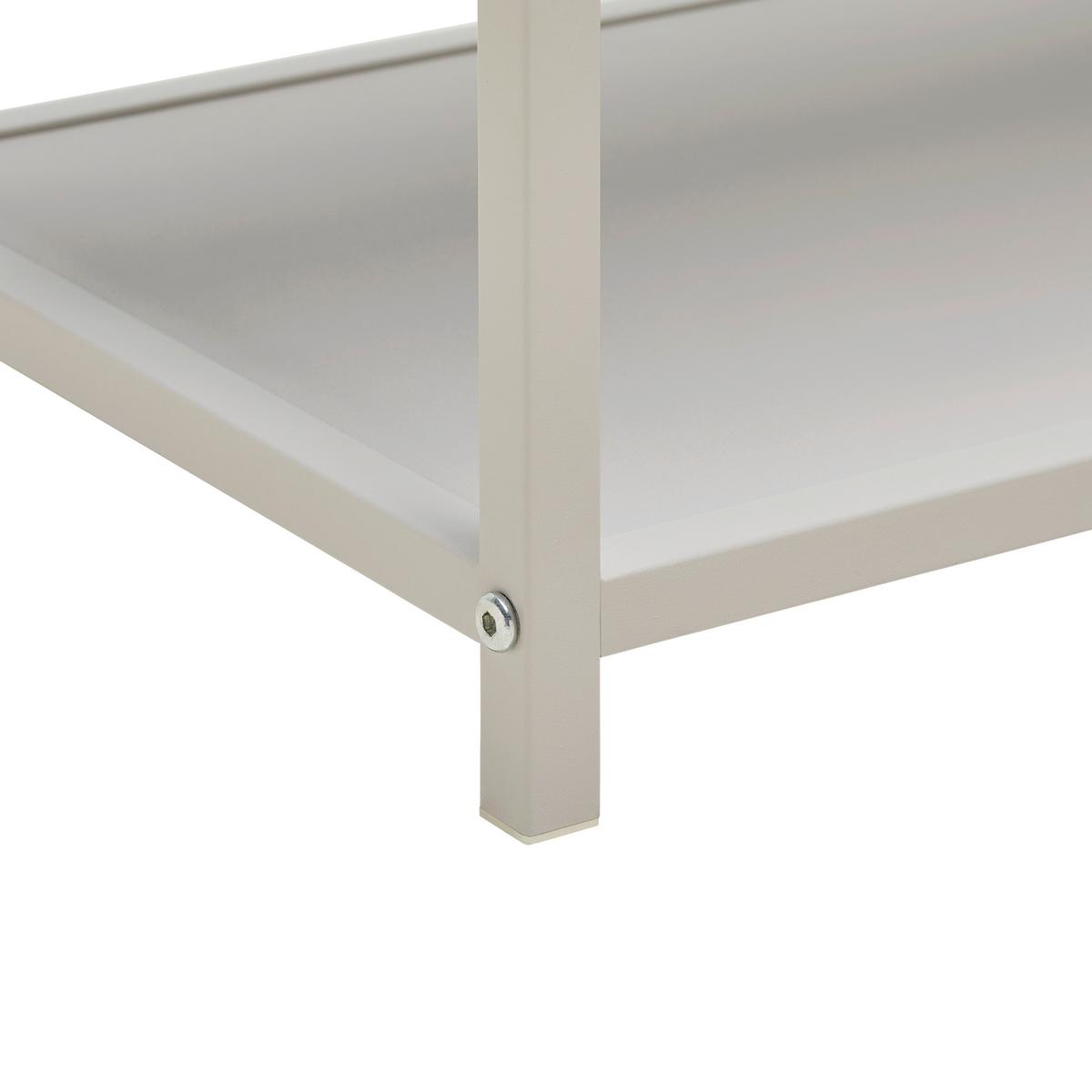 Regal Bastian Kaschmirfarben ca. 77x68x30cm - Kaschmir, Modern, Holzwerkstoff/Metall (77/68/30cm) - Based