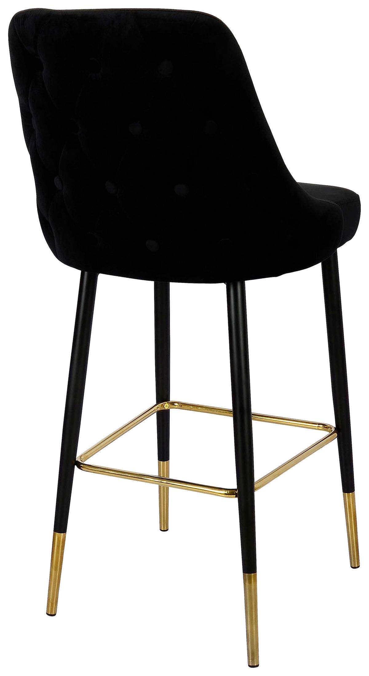 Bárszék Kzpjk-Blk - fekete, Design, textil/fém (53/110/57cm) - Kayoom