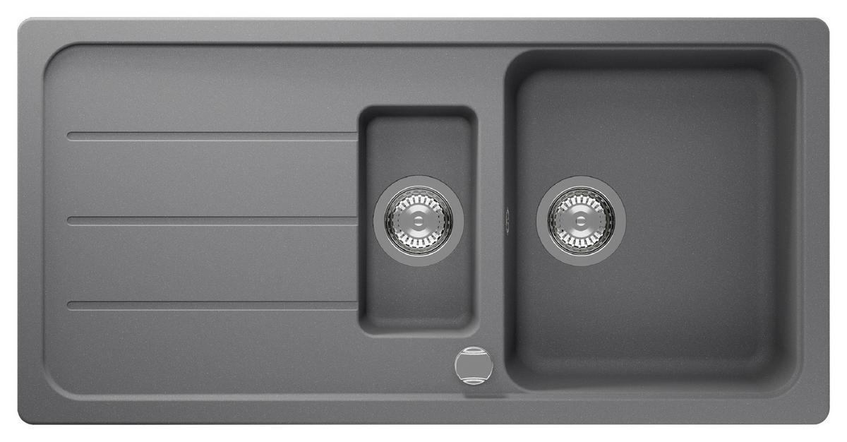 Pomivalno Korito Austin, 100x50cm - siva, Design, kamen (100/20/50cm) - Respekta