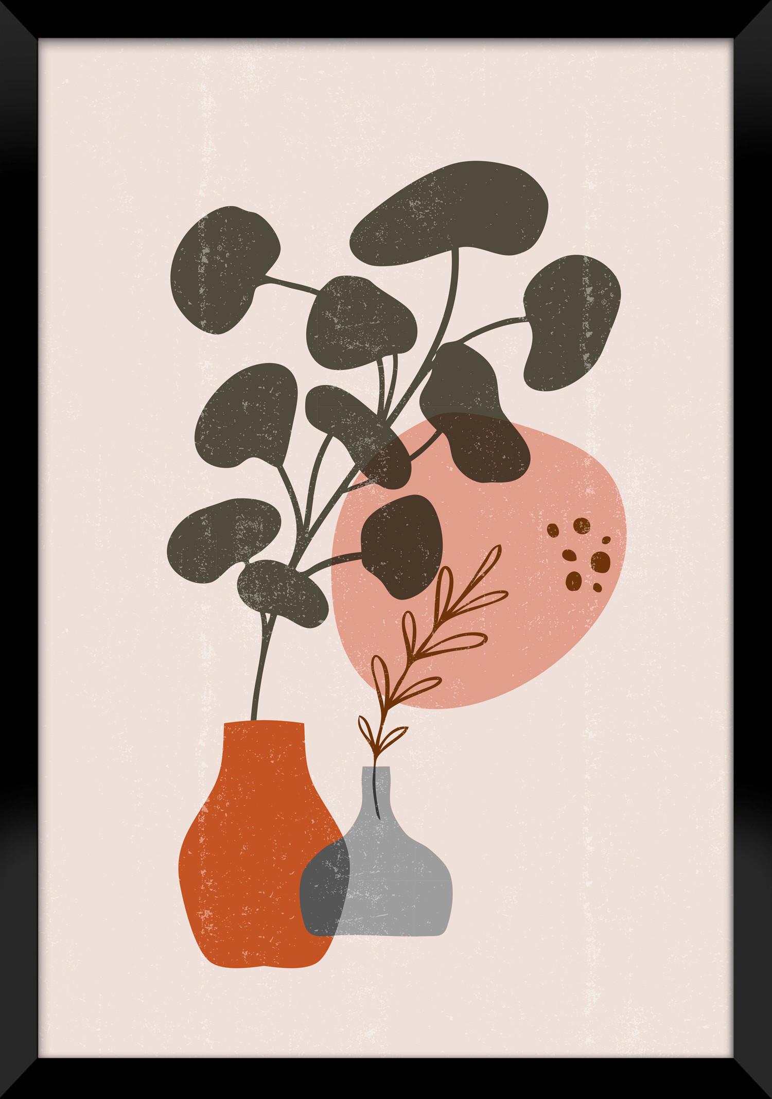 Bild Image ca. 30x40cm - Beige/Braun, Holzwerkstoff/Papier (30/40cm) - Modern Living
