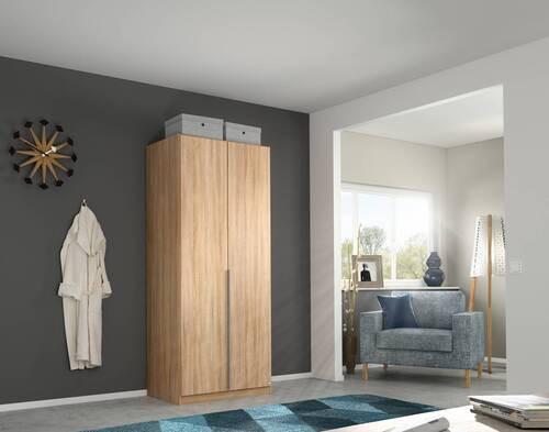 DULAP USI ROTATIVE ALABAMA - stejar Sonoma, Modern, material pe bază de lemn (91/229/54cm) - Modern Living