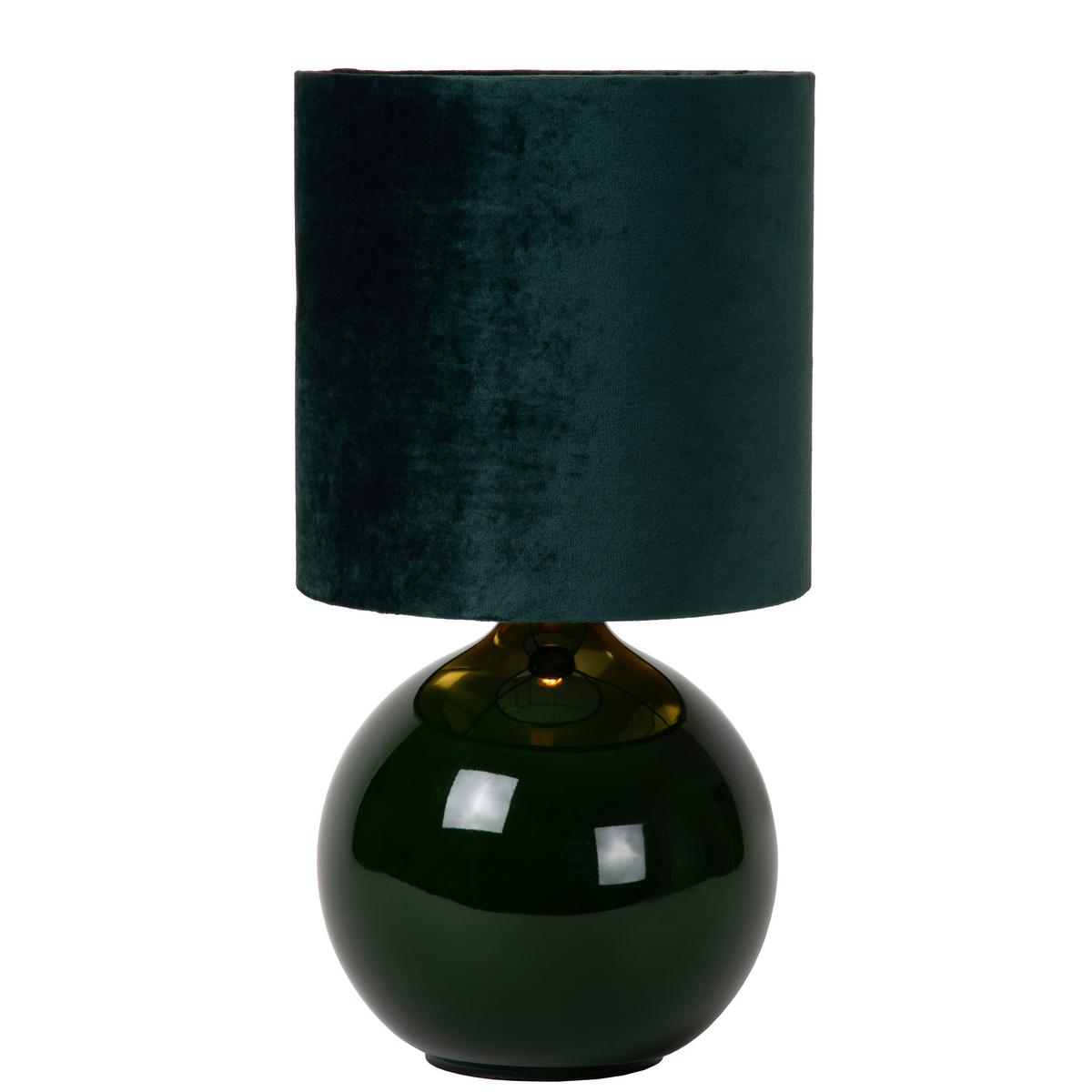 LAMPA STOŁOWA 10519/81/33 ESTERAD - zielony, Lifestyle, szkło (24/24/47cm) - Lucide