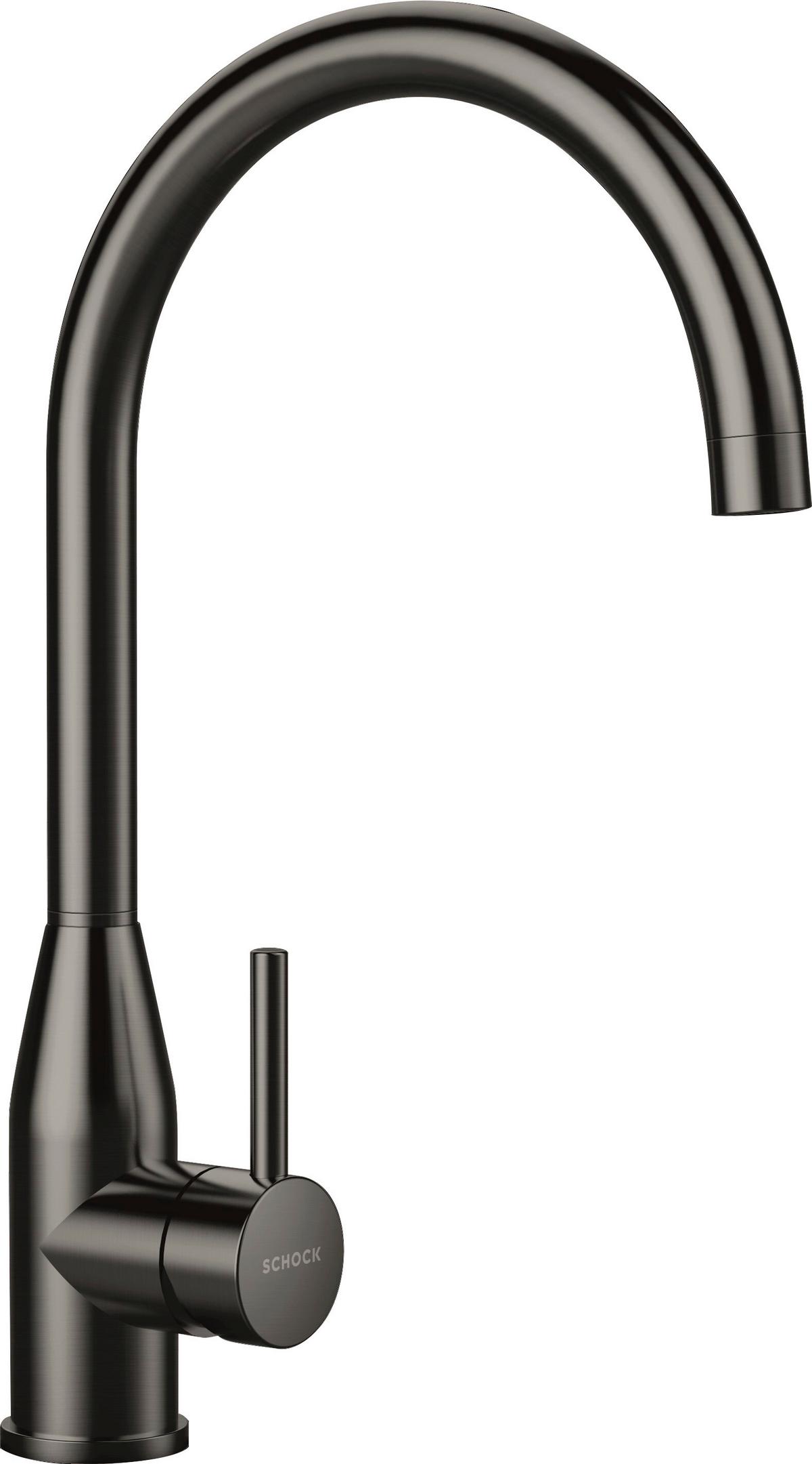 Küchenarmatur Kavus Gunmetal brushed - Dunkelgrau, MODERN (38cm) - Schock