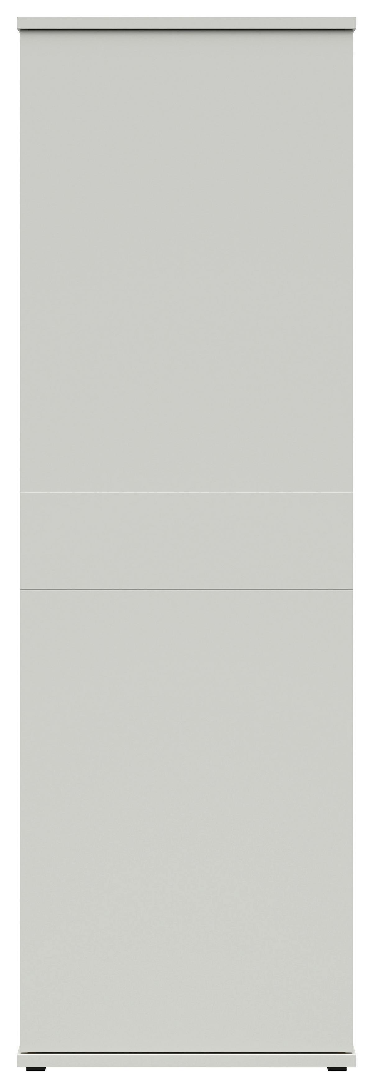 Mehrzweckschrank Antonio Creme/Eichefarben - Eichefarben/Creme, Modern, Holzwerkstoff/Kunststoff (61/190/38cm) - Mömax