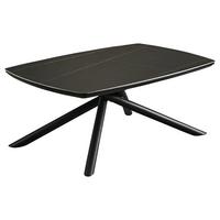 STOLIK KAWOWY SPIDER - czarny, Design, metal/ceramika (120/70/46cm) - Stylife