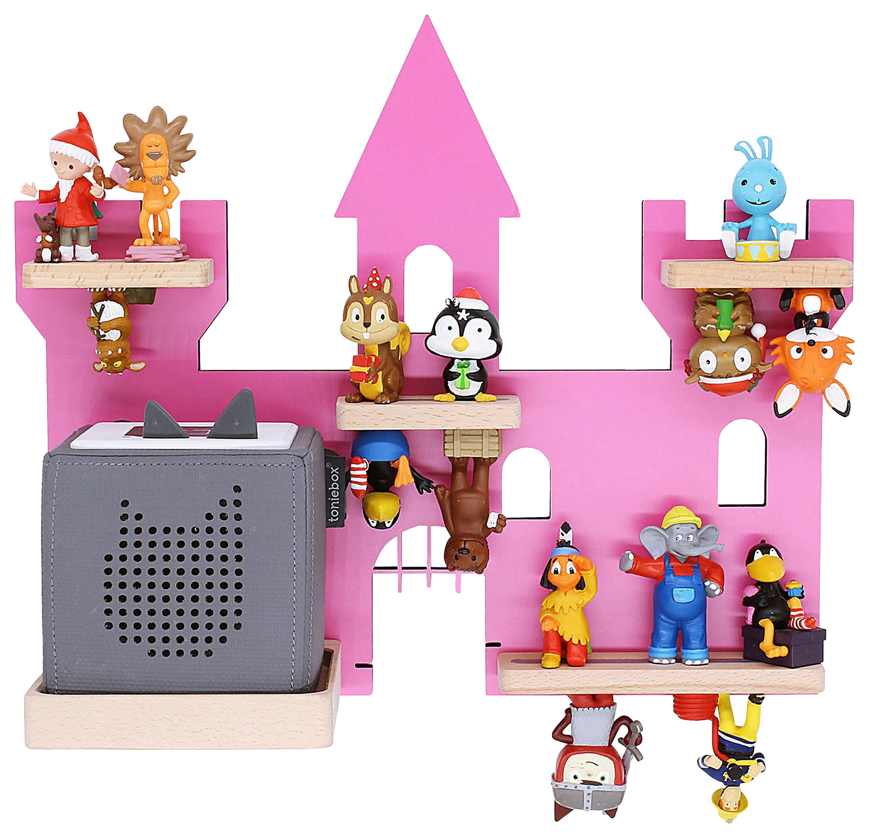 Otroška Polica Boarti, Pink - pink, Moderno, leseni material (42/34/19cm) - MID.YOU