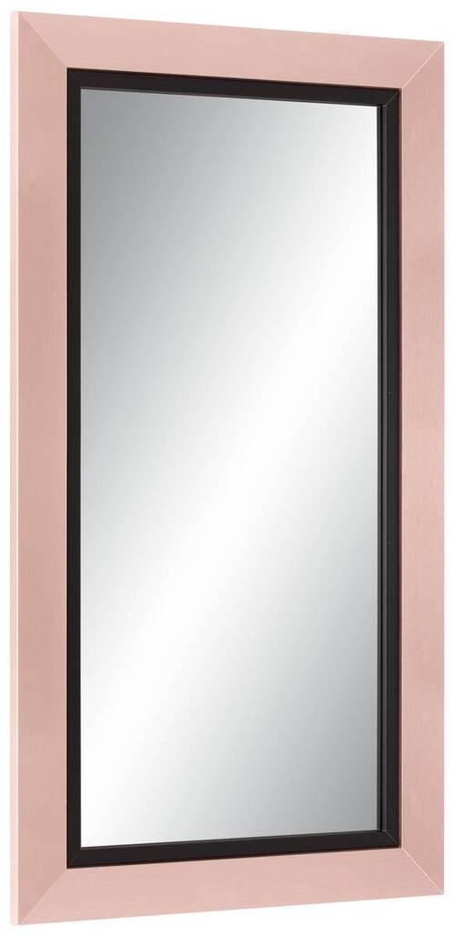 Wandspiegel Rose in Rosa - Rosa, MODERN, Glas/Holzwerkstoff (55/100cm) - Mömax