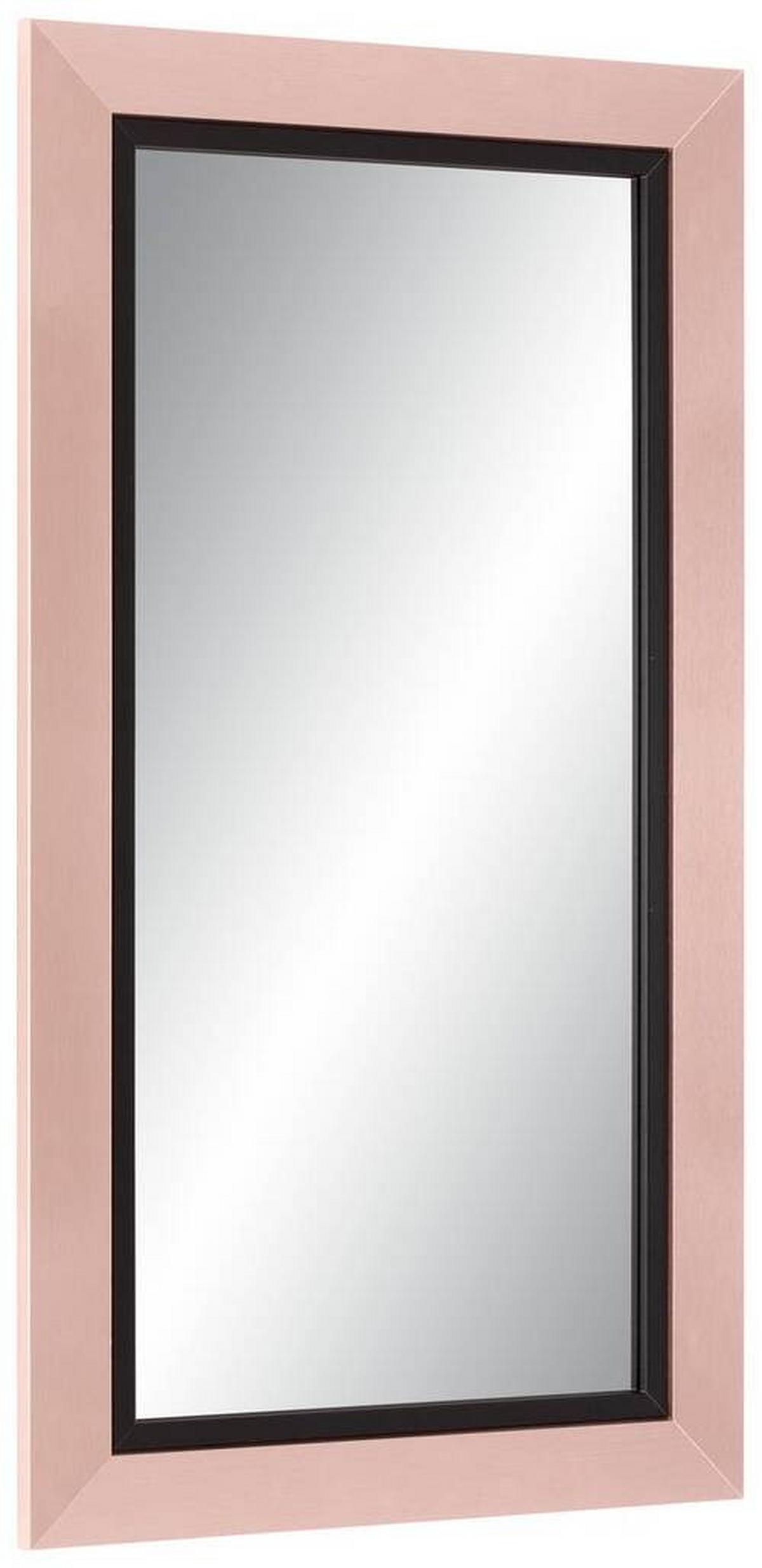 Wandspiegel Rose in Rosa - Rosa, Modern, Glas/Holzwerkstoff (55/100cm) - Mömax