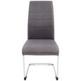 Scaun Donna - culoare crom/gri, Konventionell, metal/textil (42/99/56cm) Scaun Donna - culoare crom/gri, Konventionell, metal/textil (42/99/56cm)