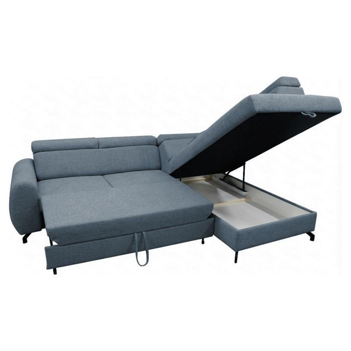 Kutna Garnitura Riva - zlatne boje, Moderno, tekstil/metal (260/78-99/195cm) - Modern Living