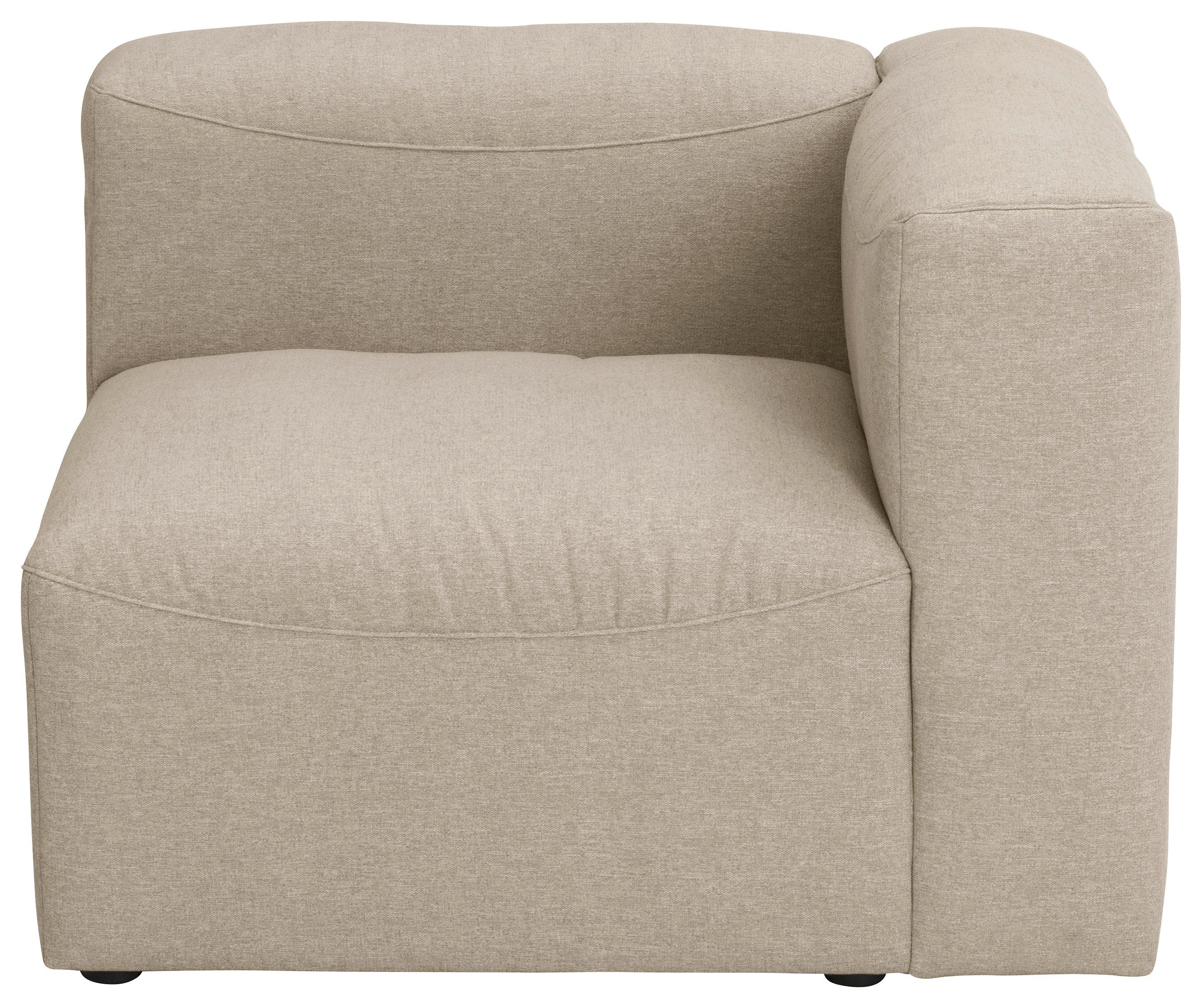 SOFAELEMENT LENA - Creme, Design, Kunststoff/Textil (100/73/100cm) - Max Winzer