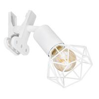 Klemmleuchte Xara 1 max. 40 Watt - Weiß, Basics, Metall (13/9,2/18,8cm) - Globo