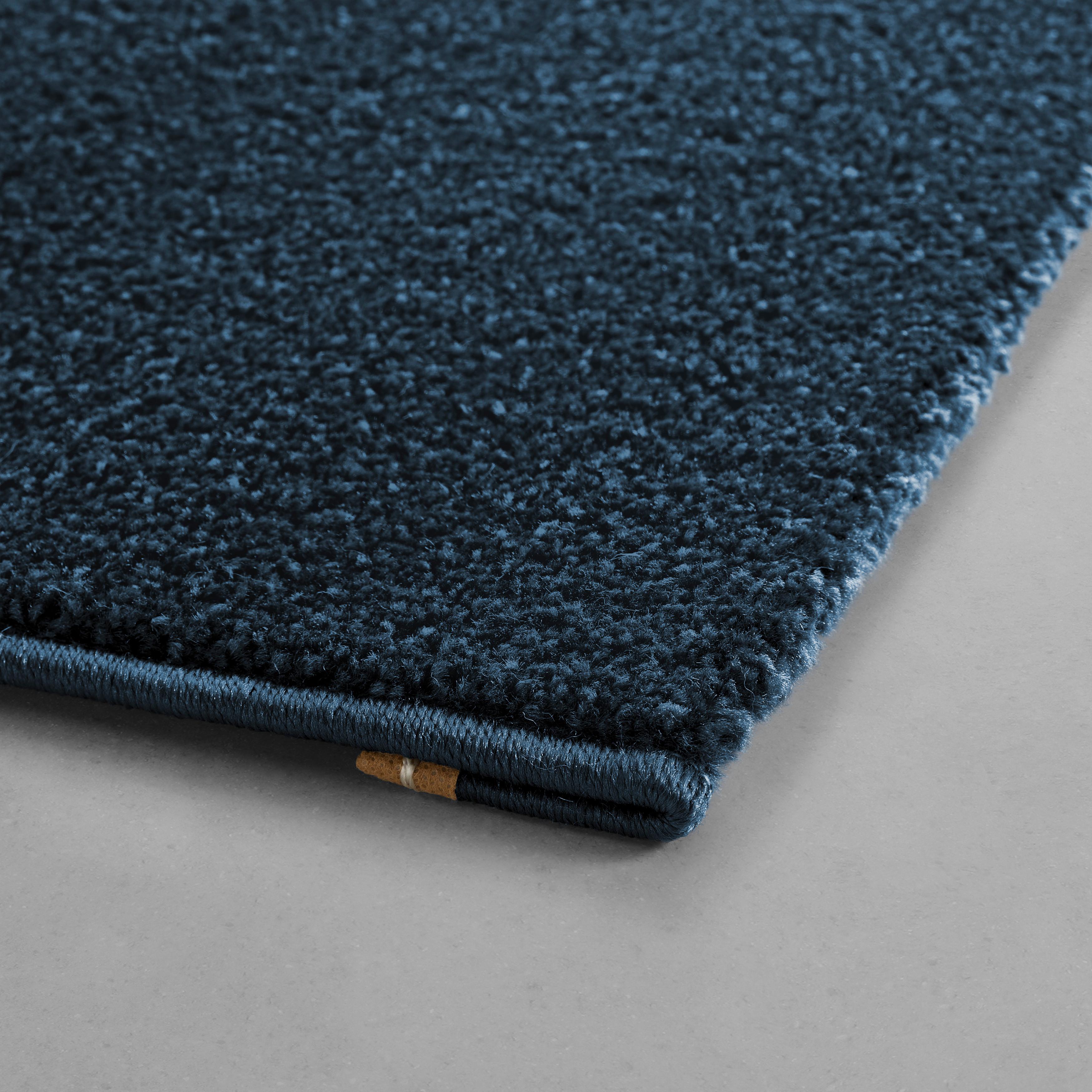 VÄVD MATTA JAN 1 - mörkblå, Klassisk, textil (80/150cm) - Mömax
