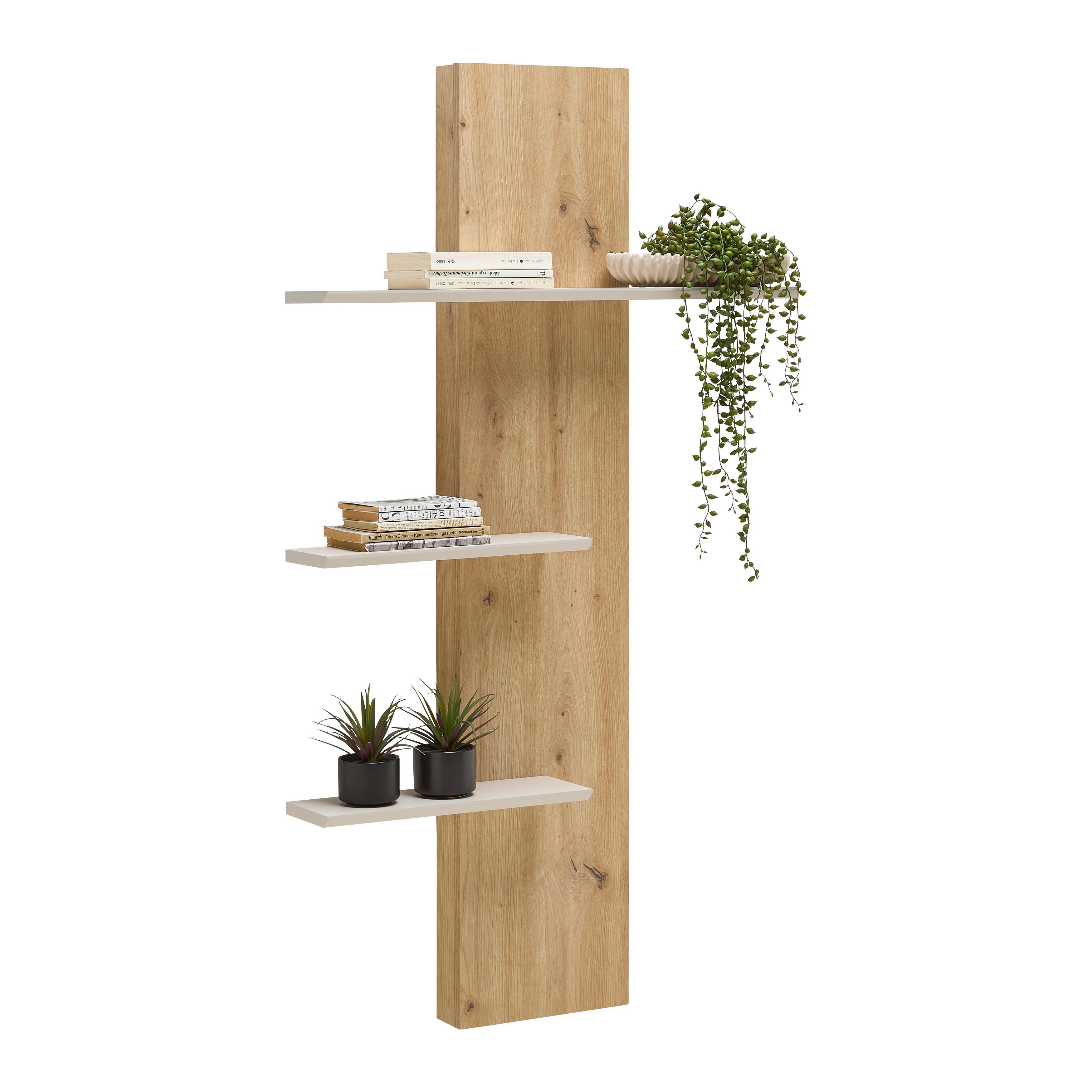 Wandpaneel Jake Eiche Artisan/Kaschmir - Kaschmir/Eiche Artisan, MODERN, Holzwerkstoff (76/127,5/18,6cm) - Mömax