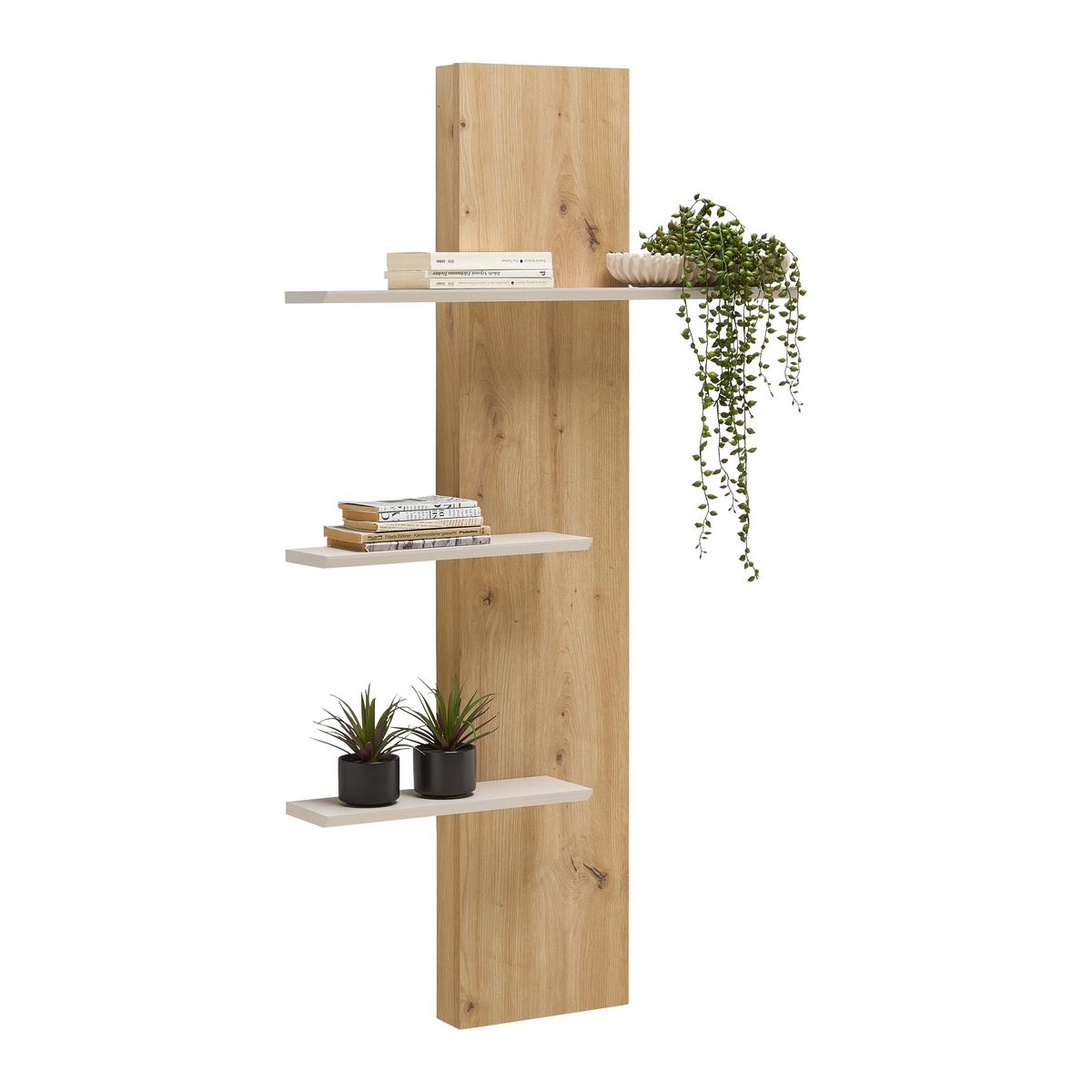 Wandpaneel Jake Eiche Artisan/Kaschmir - Kaschmir/Eiche Artisan, MODERN, Holzwerkstoff (76/127,5/18,6cm) - Mömax