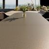 UTEBORD MONACO - beige, Modern, metall/glas (220/100/75cm) - Mömax