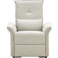 Relaxsessel in Grau - Schwarz/Grau, KONVENTIONELL, Kunststoff/Textil (87/78-110/90-166cm) - MODERN LIVING