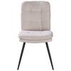 STOL NOVA - beige/svart, Modern, metall/textil (48/89/67cm) - Mömax