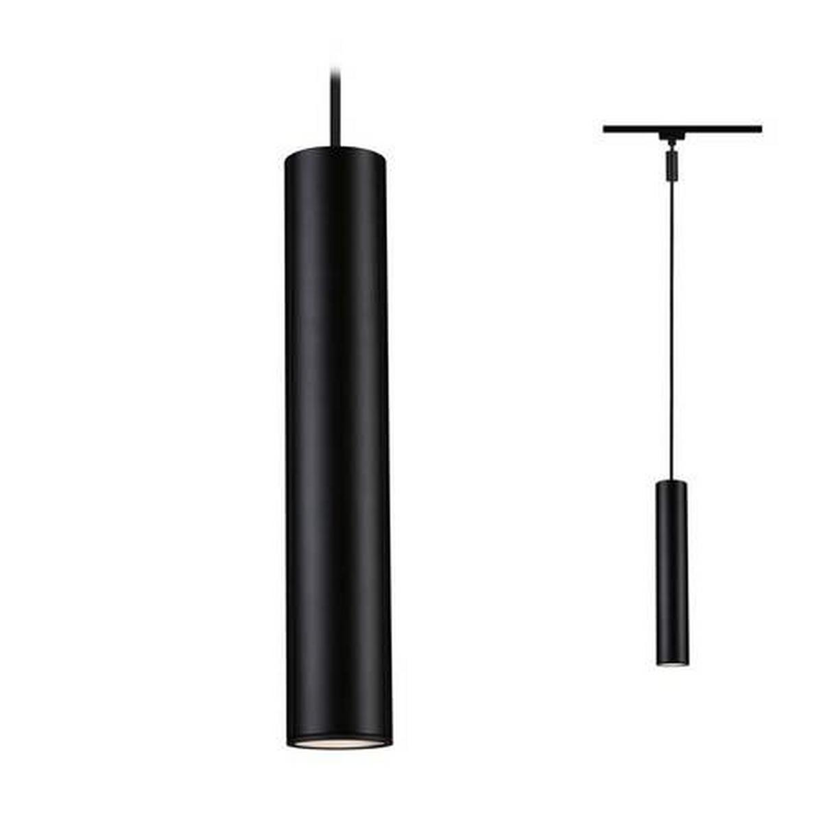 Schienensystem-Hängeleuchte Pendulum Catalejo max. 10 Watt - Schwarz, Basics, Metall (6,5/38,3cm) - Paulmann