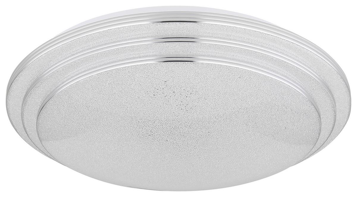 Led Stropna Svjetiljka Aley - bijela/opalna, Basics, metal/plastika (40/9,5cm) - Globo