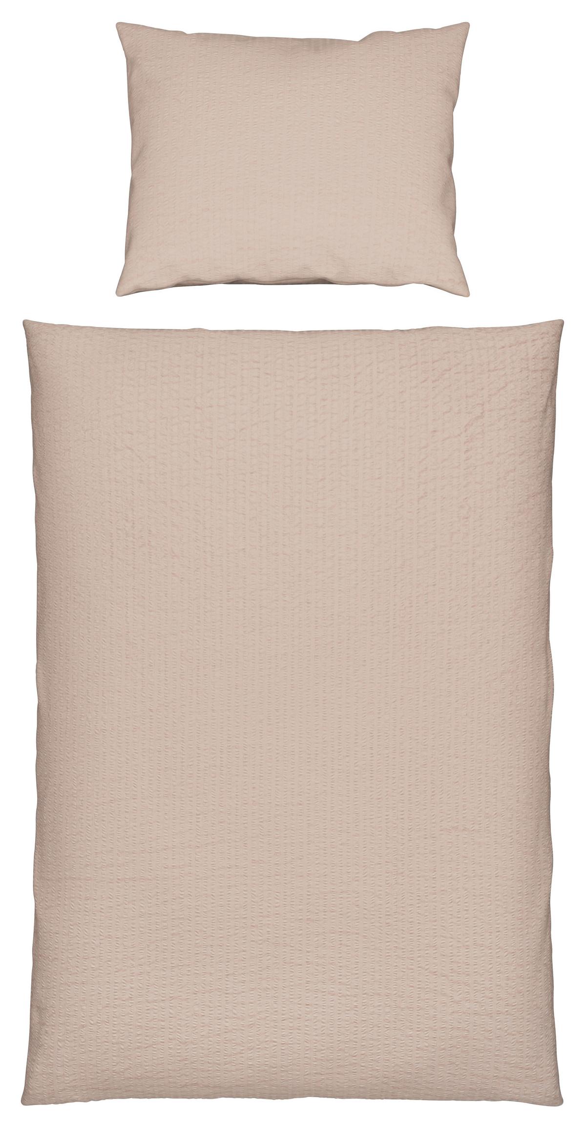 BETTWÄSCHESET GISELA - Beige, Textil (160/210cm) - Modern Living