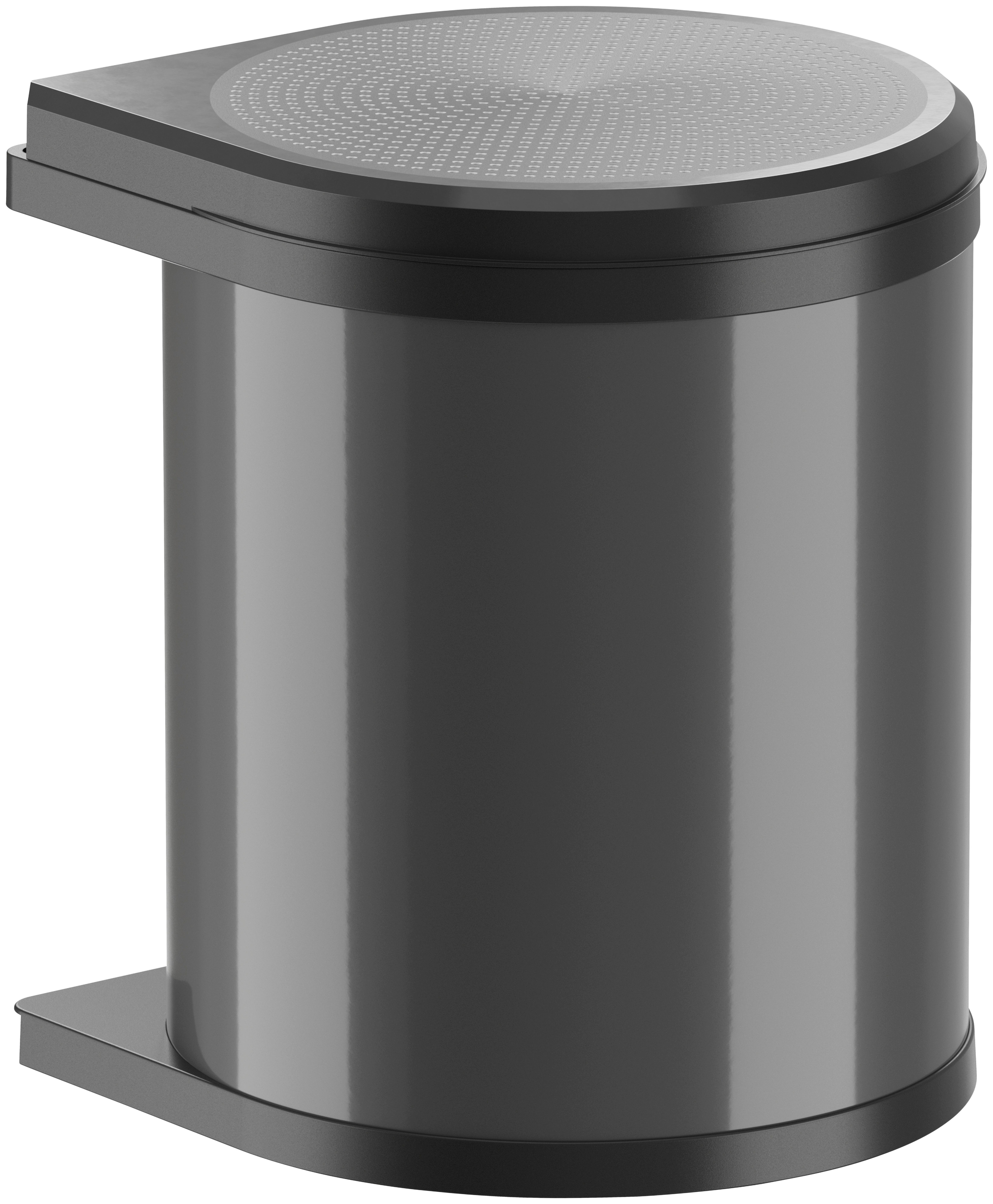 SORTOWNIK ODPADÓW 3515071  -TOP- - czarny/szary, Basics, tworzywo sztuczne/metal (29,0/30,4/36,5cm) - Hailo