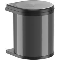 SORTOWNIK ODPADÓW 3515071  -TOP- - czarny/szary, Basics, tworzywo sztuczne/metal (29,0/30,4/36,5cm) - Hailo