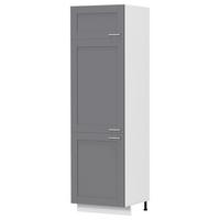 GESCHIRRSCHRANK COLURA - Weiss/Anthrazit, Trend, Holzwerkstoff/Kunststoff (60/207/57cm) - MID.YOU