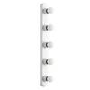 Spiegelleuchte Hollywood Weiß max. 6 Watt - Weiß, KONVENTIONELL, Kunststoff (5/5/60cm)