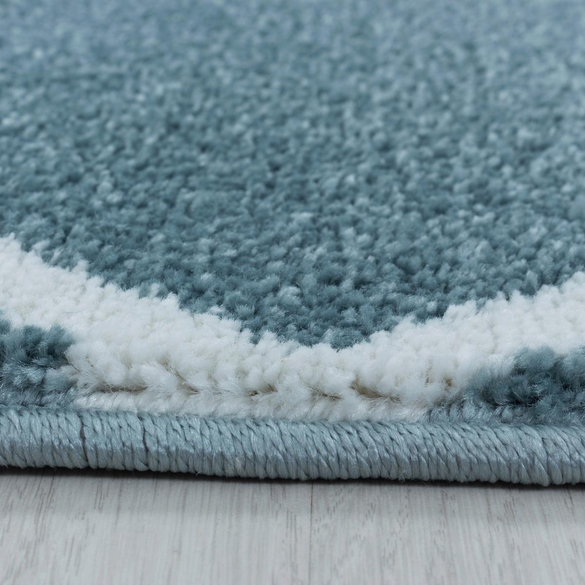 Hochflorteppich Rio Blau ca. 80x150cm - Blau, Basics, Textil (80/150cm)