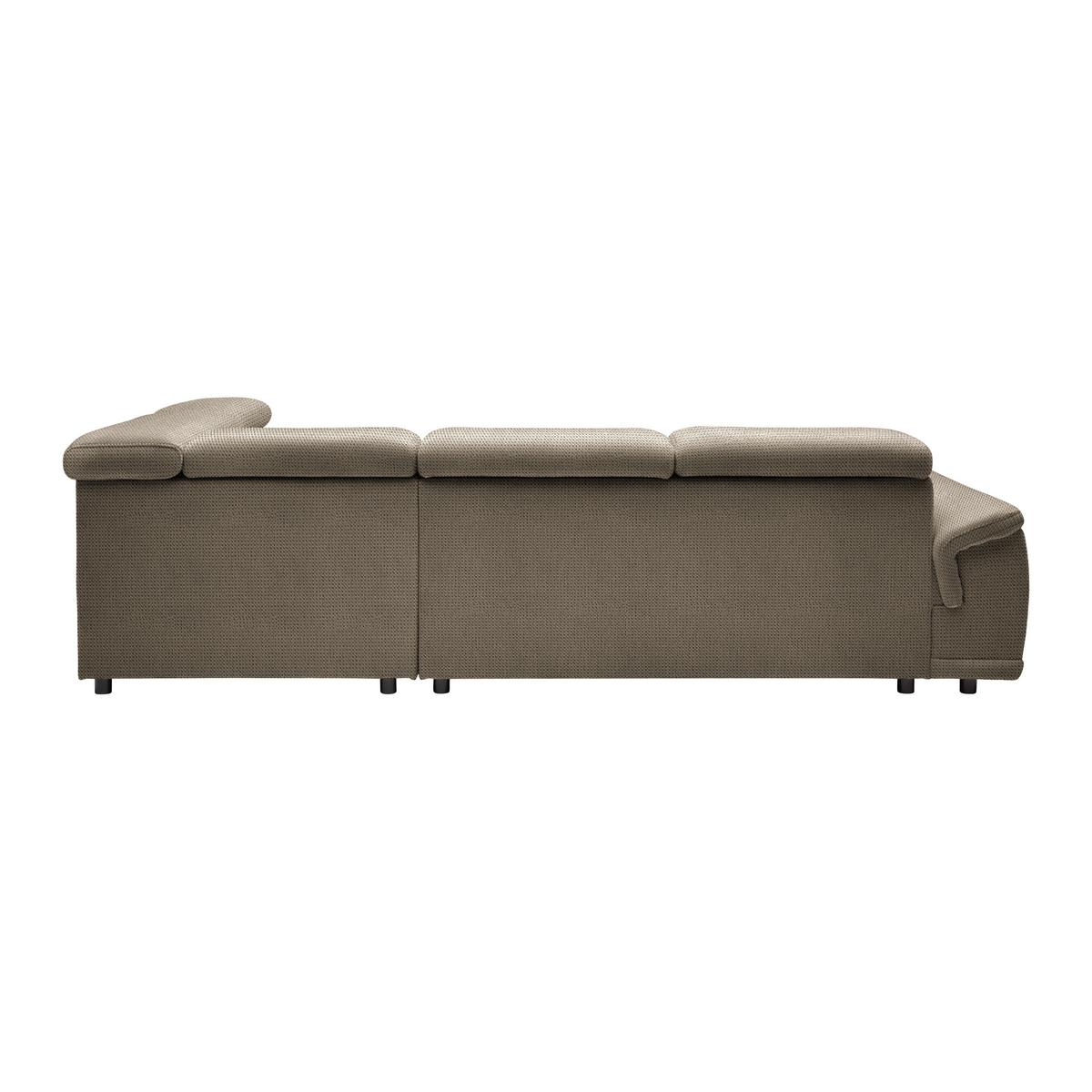 Kutna Garnitura Gremio - bež/crna, Moderno, tekstil/plastika (283/206cm) - Modern Living