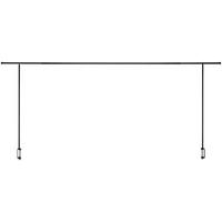 Postolje Za Dekoraciju Stola Rack - crna, metal (140-250/90/4cm) - Mömax