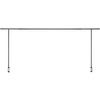DEKORATIONSSTÄLLNING BORD RACK - svart, metall (140-250/90/4cm) - Mömax