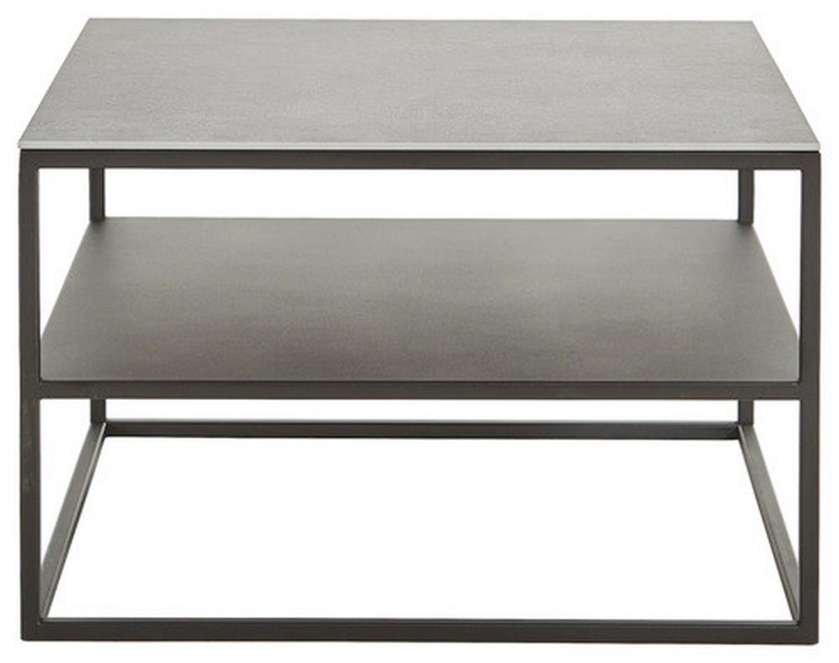 STOLIK KAWOWY MARVIN - czarny/szary, Design, metal/ceramika (65/65/41,5cm) - Johann Jakob