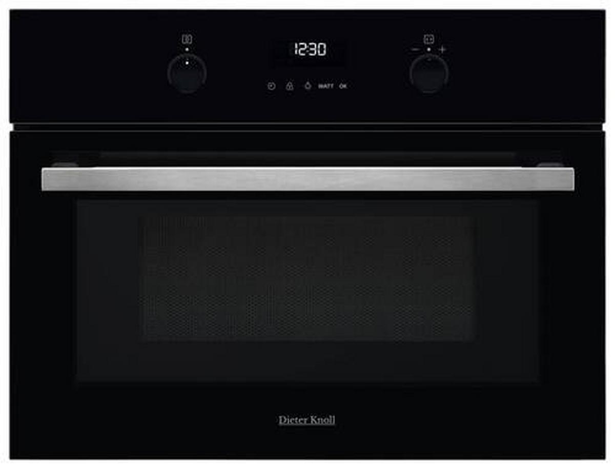 Einbaumikrowelle DKK57304BK - Edelstahlfarben/Schwarz, Basics, Metall (59,9/45,5/56,7cm) - Dieter Knoll