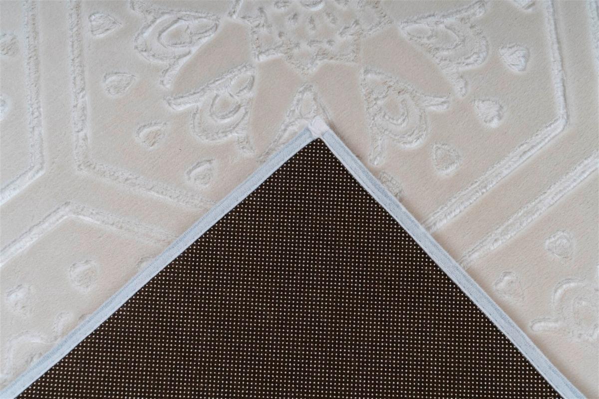 FLACHWEBETEPPICH MONROE 225 WEIß - Weiss, Konventionell, Textil (160/230cm)