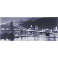 Glasbild Brooklyn, ca. 50x125x2cm - Multicolor, MODERN, Glas (50/125/2cm) - MÖMAX modern living