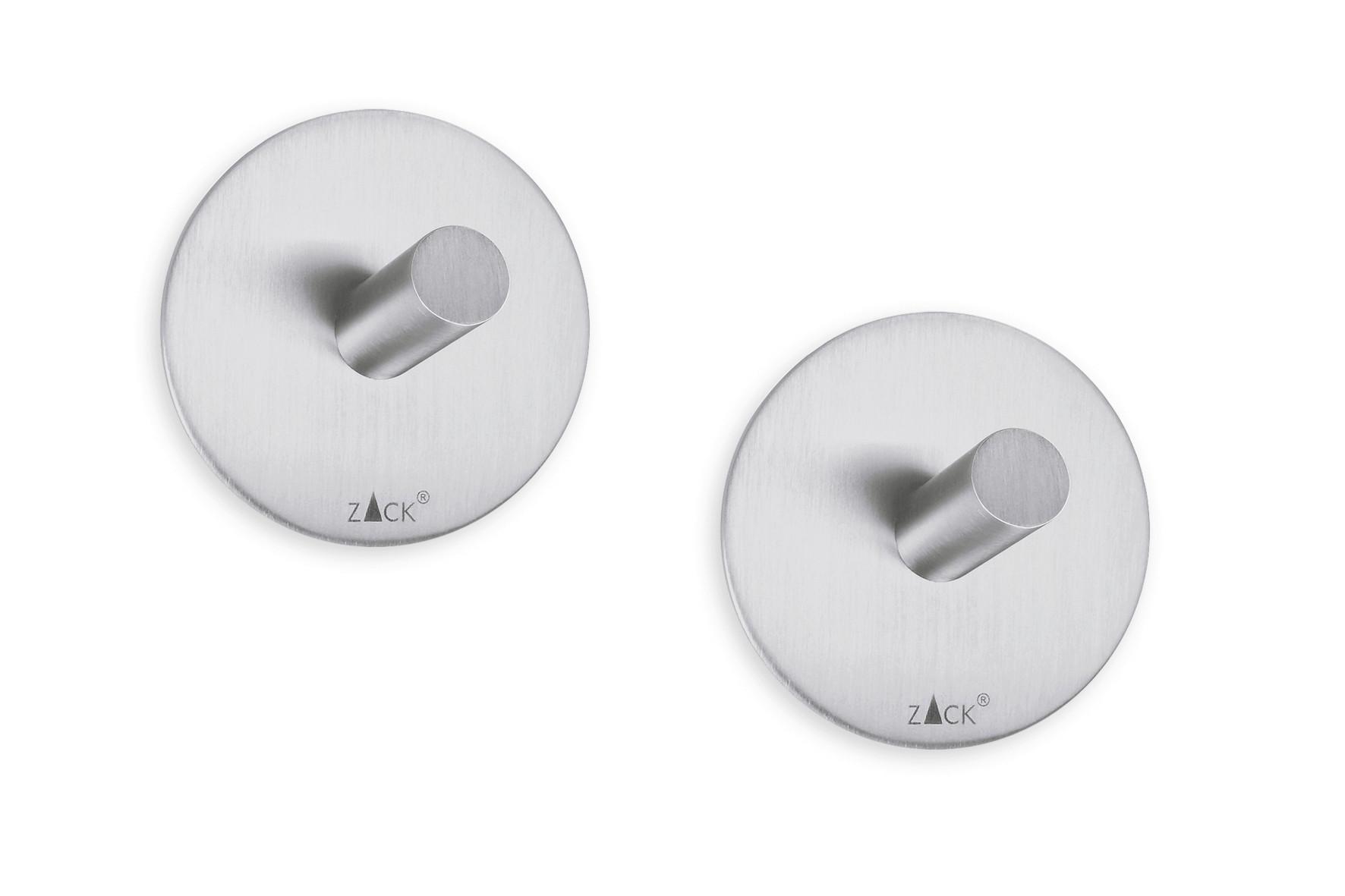 ZESTAW HAKÓW PECO - kolor stalowy, Basics, metal (4.5/1.0/4.5cm) - Zack