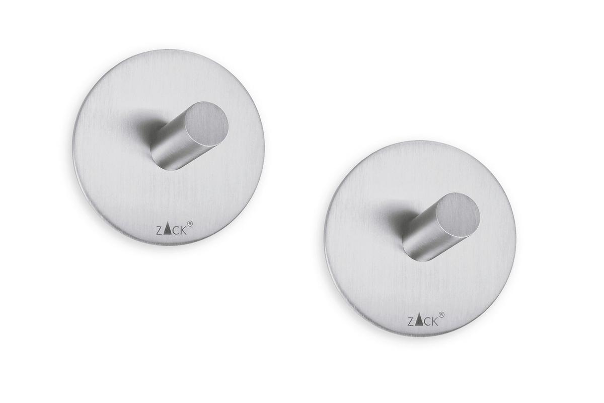 ZESTAW HAKÓW PECO - kolor stalowy, Basics, metal (4.5/1.0/4.5cm) - Zack