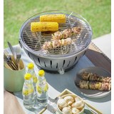 Tischgrill Danngrill Schwarz - Dunkelgrau, KONVENTIONELL, Kunststoff/Metall (37,8/19cm) - Mömax modern living
