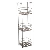 Regal 142659 Kery - Schwarz, Konventionell, Metall (16,5/15,5/63cm) - Spirella