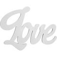 Dekorativne Črke Love - bela, Moderno, leseni material (40/30/1,2cm) - Mömax modern living Dekorativne Črke Love - bela, Moderno, leseni material (40/30/1,2cm) - Mömax modern living