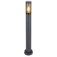 Außenleuchte Boston in Grau/Anthrazit max. 23 Watt - Anthrazit/Grau, Design, Kunststoff/Metall (12,7/80cm) - Globo
