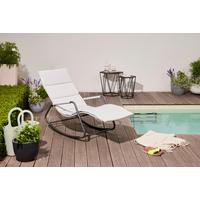 Sienna Garden Relaxliege ca.57x81x143cm Grau - Grau, KONVENTIONELL, Kunststoff/Textil (57/81/143cm) - Siena Garden